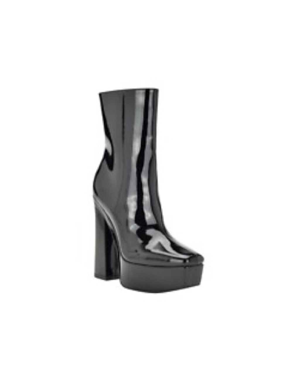 GUESS Byra Women’s Zipper Square Toe Block Heel Platform Boots | Size 11